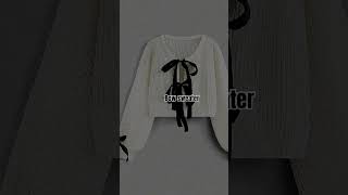 𖥔 ݁˖   𐙚BOW SWEATERS݁ 𐙚   ˖ ݁𖥔 #aesthetic #fashionideas #outfit #fashiontrends #fypシ゚viral