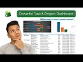 Build a Powerful Task & Project Dashboard in Excel Real Time Tracking