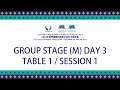 LIVE! | T1 | Group Stage Day 3 | ITTF Men's and Women's World Cup Macao 2024 | Session 1 (M)