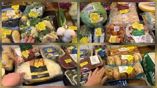 Yellow labels Food shopping haul 2/9/22