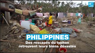 Philippines : les survivants du typhon Rai retrouvent leurs biens dévastés • FRANCE 24