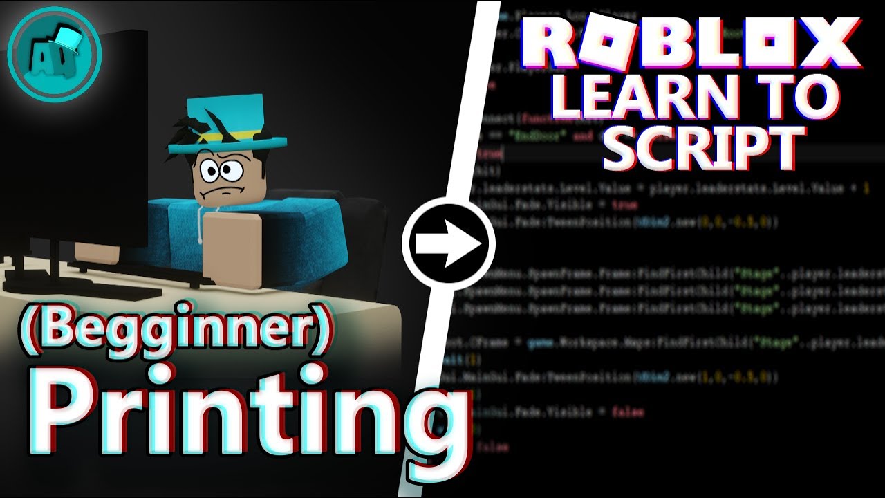 Roblox Scripting Tutorial 1 Printing Warning Youtube