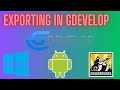Exporting in Gdevelop! - Under 10 Minutes