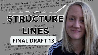 Final Draft 13 - Structure Lines review