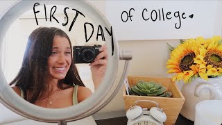 my FIRST DAY of college vlog