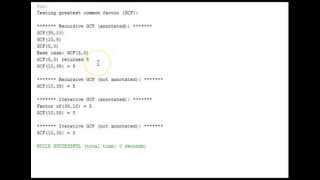 Java Recursion Greatest Common Factor (GCF)