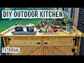 How to build your own outdoor kitchen from pallets - Building Instructions | WAGNER