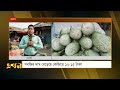 নওগাঁয় ঊর্ধ্বমুখী পাইকারি সবজির বাজার bazar dor naogaon ekhon tv