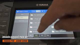 YAMAHA PSR - A5000 SX900 SET SİLME, SET YÜKLEME, SİSTEM AYARLARI (İBRAHİM KARADAĞ)