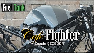 Suzuki GSX600F Cafe Racer / Fighter build I Part 8 - Fuel Tank