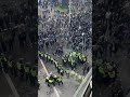 Tottenham Spurs hooligans fans fight fighting police vs Arsenal Tottenham Hotspur Stadium half time