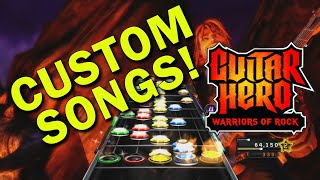 How to Play Custom Songs on Guitar Hero Warriors of Rock (\u0026 debug menu tutorial)