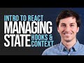 React State Management with Hooks and Context API [React Tutorial for Beginners]