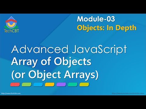 Advanced JavaScript - Module 03 - Part 06 - Array of JS Objects Advanced JavaScript - Module 03 - Part 06 - Array of JS Objects