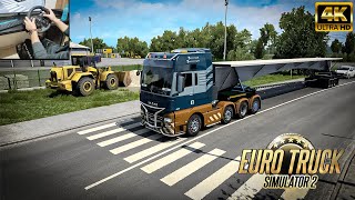 ⁴ᴷ⁶⁰ MAN TGX XXL 680HP | Concrete Element Transport | Euro Truck Simulator 2 | 4K 60 FPS Gameplay
