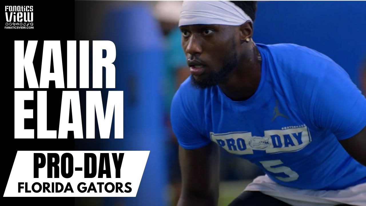 Kaiir Elam Florida Gators 2022 Pro Day Highlights | SEC Football On ...