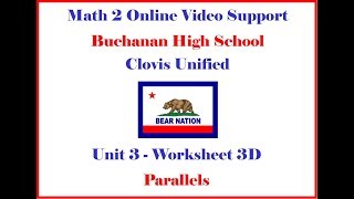 Math 2 Unit 3 WS 3D Homework Help Morgan