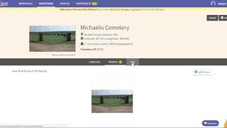 Part 5 - Searching Cemeteries in Find A Grave