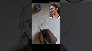 Loomis method drawing #shorts #viral #youtubeshorts #drawing  reference image link in description