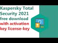 Kaspersky Total Security 2021 free download with activation key license-key