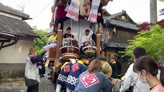 2022.5.4 上町車組　村中曳行　長洲神社　長洲葵祭　大分県宇佐市