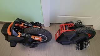 KingSong King Song EUC Electric unicycle S16pro Vs Begode Falcon Quick Comparison Part 1