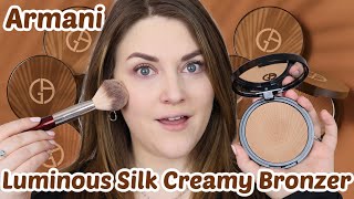 ARMANI LUMINOUS SILK CREAMY BRONZER | Try-On and Comparisons