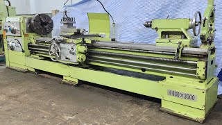 🔴 Used Heavy Duty Lathe Machine - \