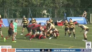 Round 13 RugbyPass com Men's Premiership Borrelli Walsh USRC Tigers vs Societe Generale Valley Hig