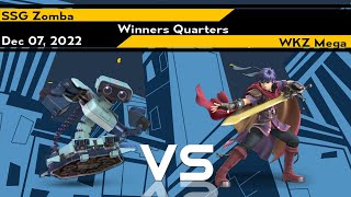 [Smash Ultimate] SSG  Zomba vs WKZ  Mega - Xeno270 (W.Quarters)