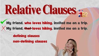 Simple \u0026 Quick Upper Intermediate English grammar: Relative clauses B2/B2+ 📘🚀 level! clauses