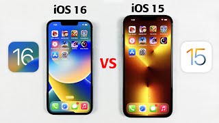 iOS 16 vs iOS 15 SPEED TEST - iPhone 13 Pro (iOS 16) vs 13 Pro Max (iOS 15) | iOS 16 is Much Better😱