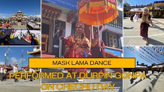 Mast lama dance performed at durpin gonpa on chechu day.