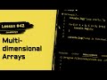 JavaScript For Beginners #42 | Multidimensional Arrays