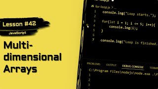 JavaScript For Beginners #42 | Multidimensional Arrays