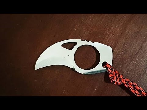 Making a Claw - Ring Knife from an old circular saw blade Making a Claw - Ring Knife from an old circular saw blade