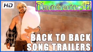 Govindudu Andarivadele || Back to Back Song Trailers || Ram Charan, Srikanth, Kajal Aggarwal(HD)