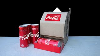 How to make a Coca-Cola vending machine out of cardboard