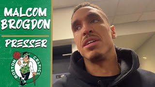 Malcolm Brogdon Postgame Interview | Celtics vs Nets