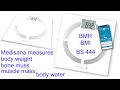 Medisana Body Analysis Scale BS 444 Connect TESTING