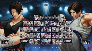 The King of Fighters XV - All Characters \u0026 Colors + Stages \u0026 DLC (Kim Kaphwan) *Updated*