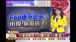 【全球新觀點-非凡商業台 19:00】 8/18 Fed硬不起來? 小摩:你低估了!