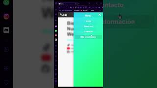 Responsive Hamburger Menu with HTML, CSS, and JS