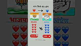 आप किसको वोट दे रहे हो 🔥🔥#status #shortvideo #shorts #ytshorts #trednding #vote #bjp #congress