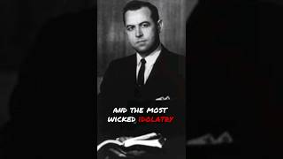 The most wicked idolatry in the world is...