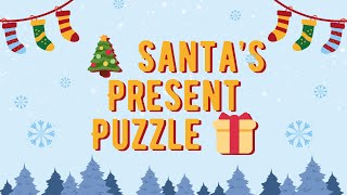 Christmas Countdown Math Challenge! - December 2: 🎄 Santa’s Present Puzzle 🎁