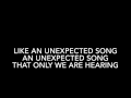 Unexpected Song -  from song & Dance karaoke with lyric