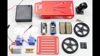 2WD Mini Robot Mobile Platform Kit FT-MC-001