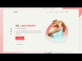 How to Create a Portfolio Website Using Html Css | Home Page in Html Css | Crown Coder