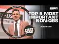 Dan’s A-List: Top 5️⃣ most important non-QBs 🏈 | First Take